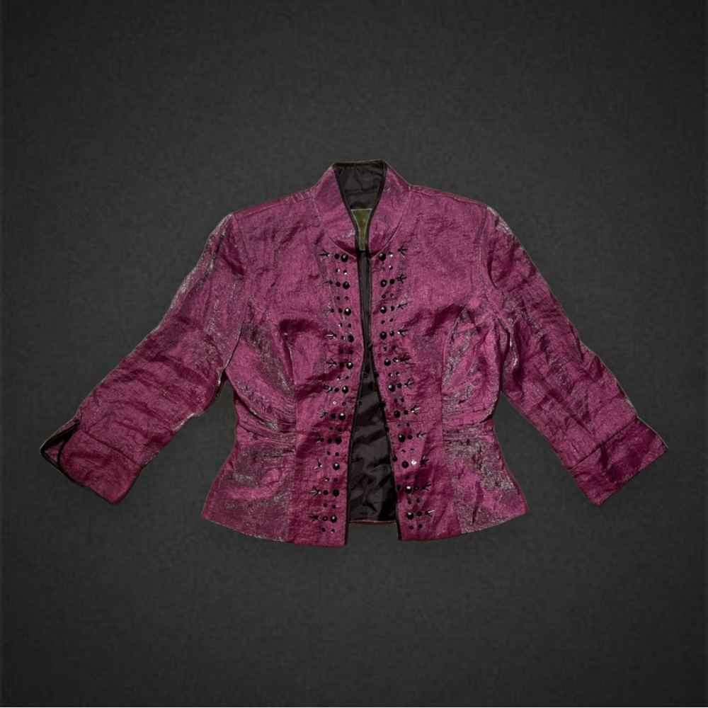 Y2K Purple Blazer